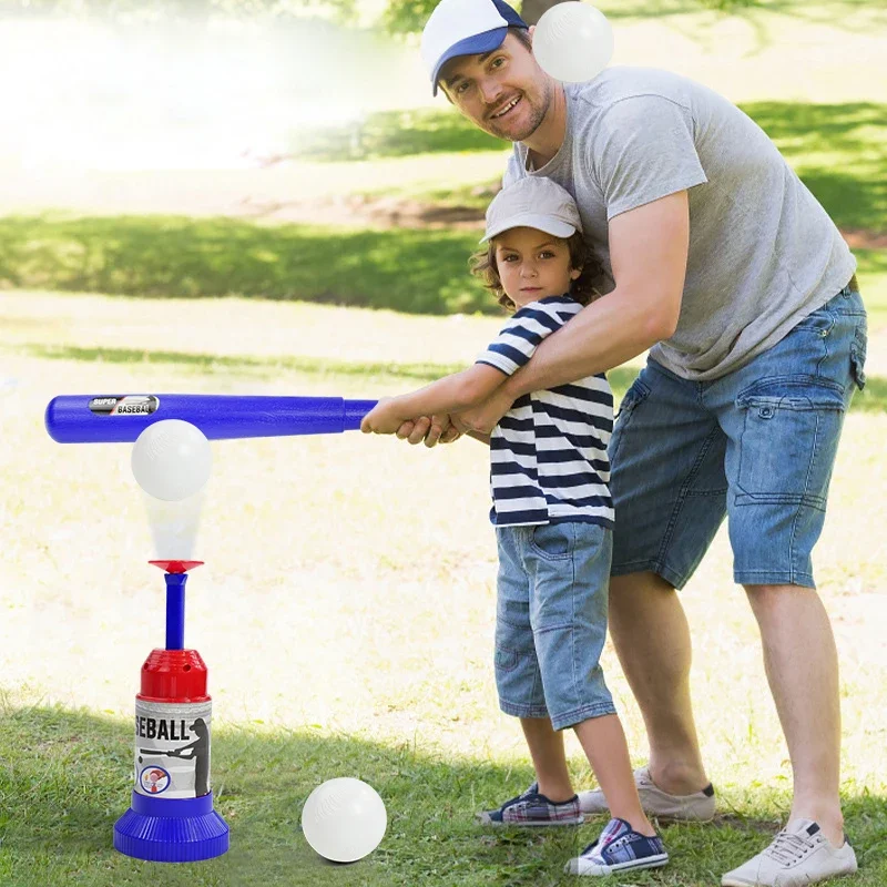 Palla da baseball per bambini Giocattoli Giochi Macchina da baseball con lancio automatico regolabile Set di giocattoli Sport all'aria aperta per bambini Regalo di compleanno per ragazzo