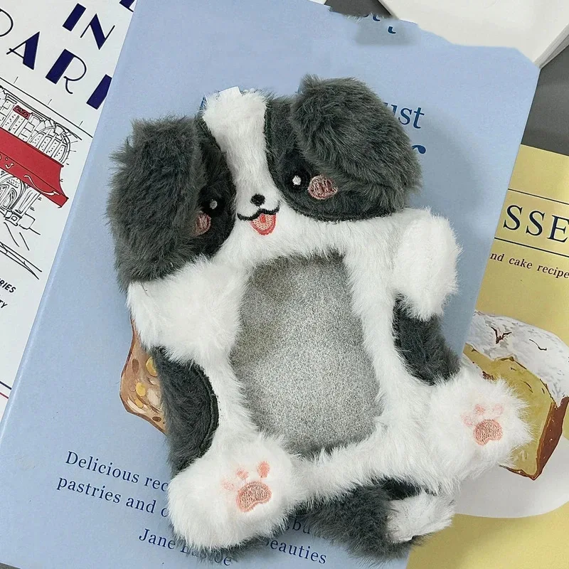 케이팝 플러시 카드 사진, 1개, 귀여운, 키체인 포함, 만화 카와이, 사진 슬리브, 신분증, 은행 신용카드 보호기, 문구류