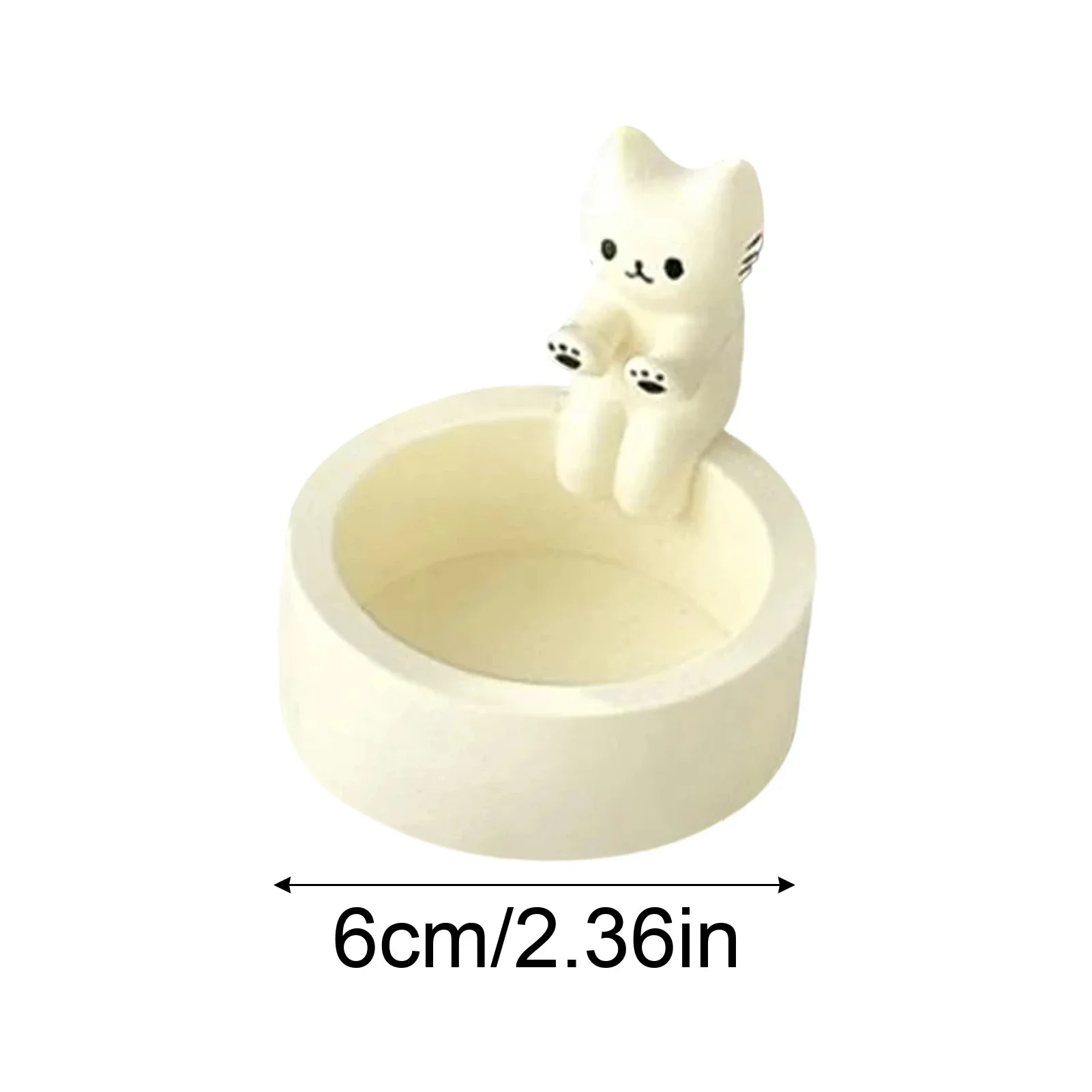 새끼 고양이 캔들 홀더 귀여운 고양이 촛대 크리 에이 티브 아로마 테라피 캔들 홀더 내구성 높은 Tempe 만화 촛대 장식