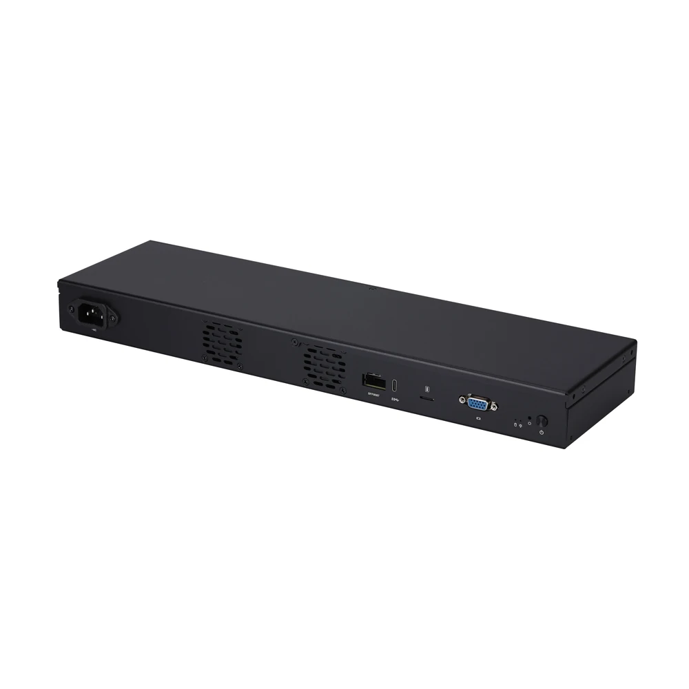 Q20300G9 1U Rack CPU Atom C3758R C3758 C3808 C3908, 4x 10G SFP+/5x Intel 2,5G LAN/consola/DDR4 RAM, enrutador Firewall Qotom