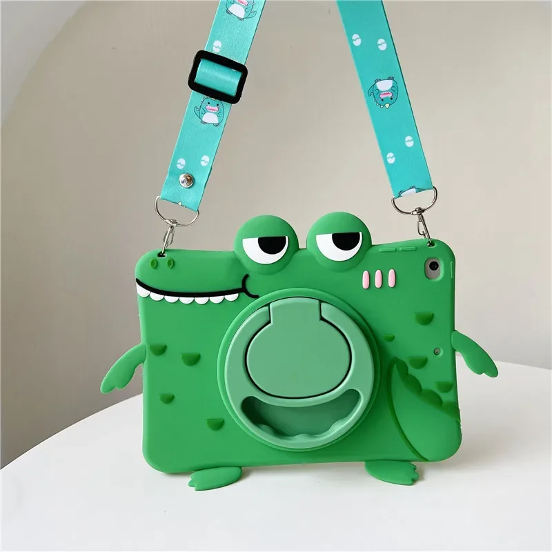 Para iPad 7th 8th 9th 10,2 10 10th Gen funda con soporte de rotación 360 para IPad Air 2 3 4 5 10,9 2022 Mini 6 Pro 9,7 11 fundas para niños
