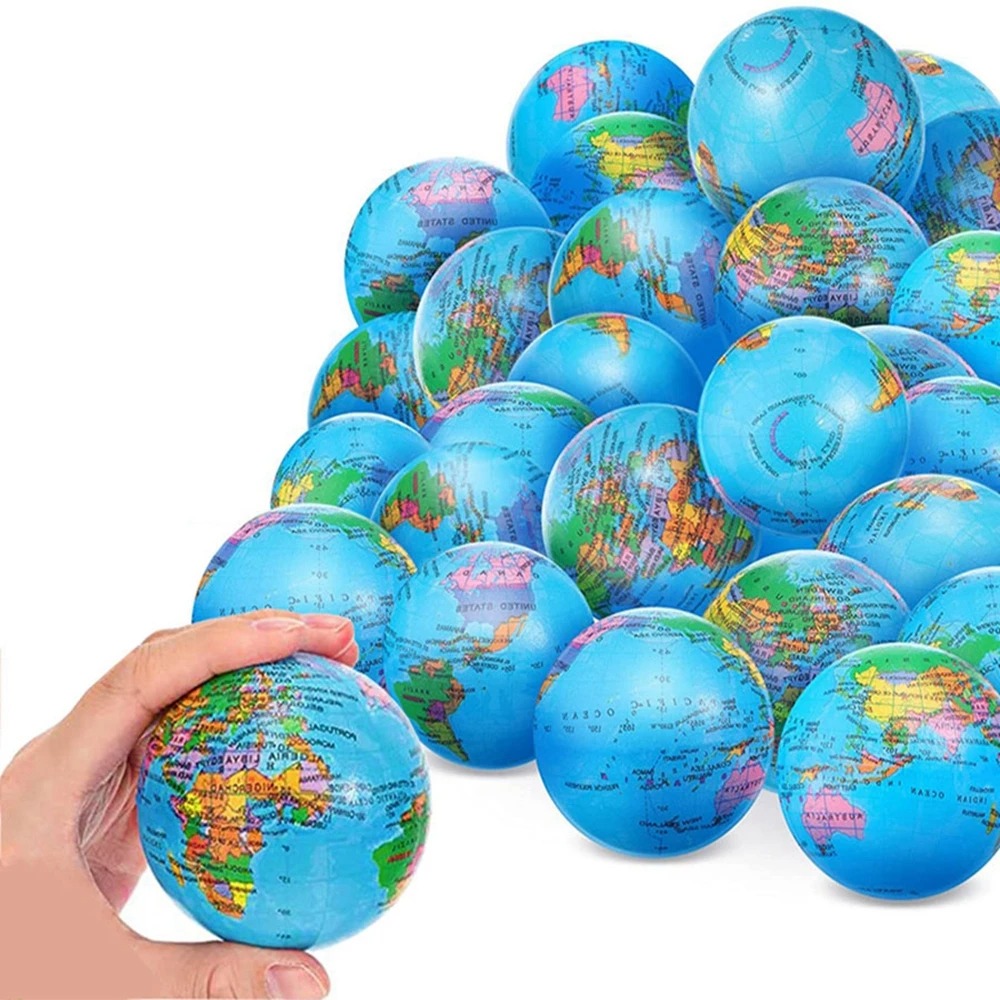 6cm mini bolas de estresse bolas esportivas do plutônio para crianças basquete beisebol futebol tênis globo espremer bolas para alívio do estresse