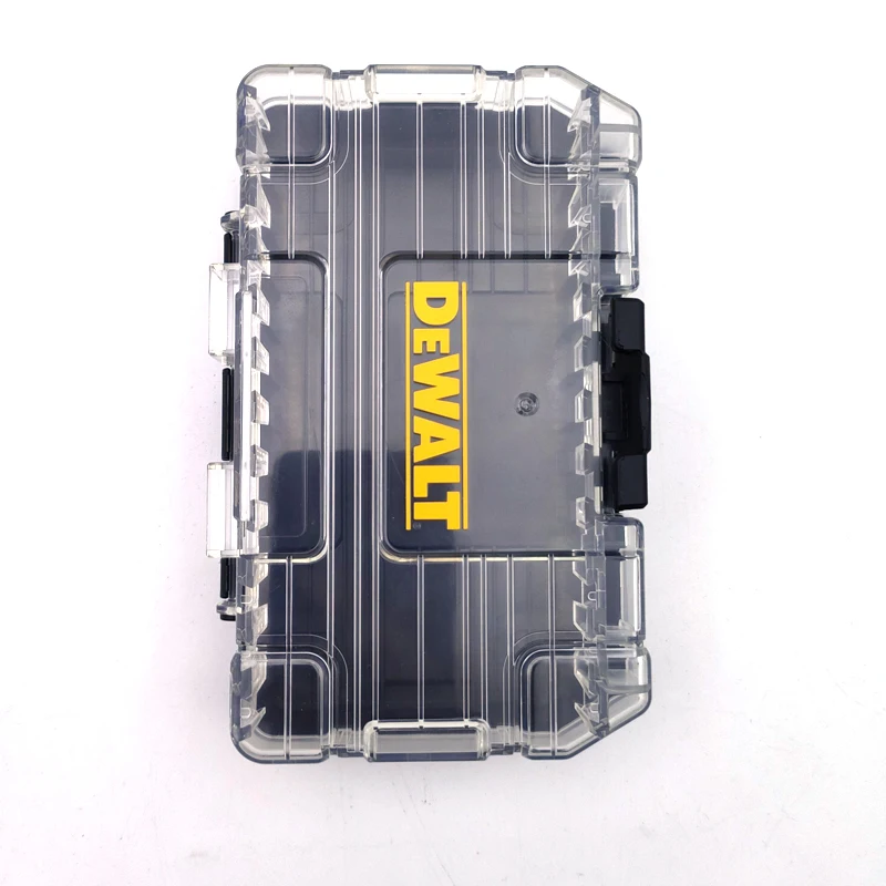 DEWALT TSTAK Tough Case Black Medium Stackable Removable Dustproof Drill Bits Accessories 148*85*40mm Storage Tool Box 1PCS