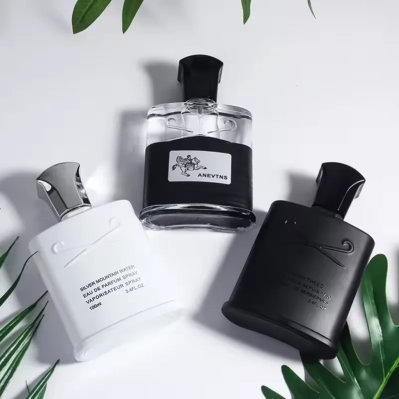 男性用の軽くてさわやかな豪華な香水,シルバーの山の水の香り,オーデパルファム,カラー,オリジナルブランド,100ml