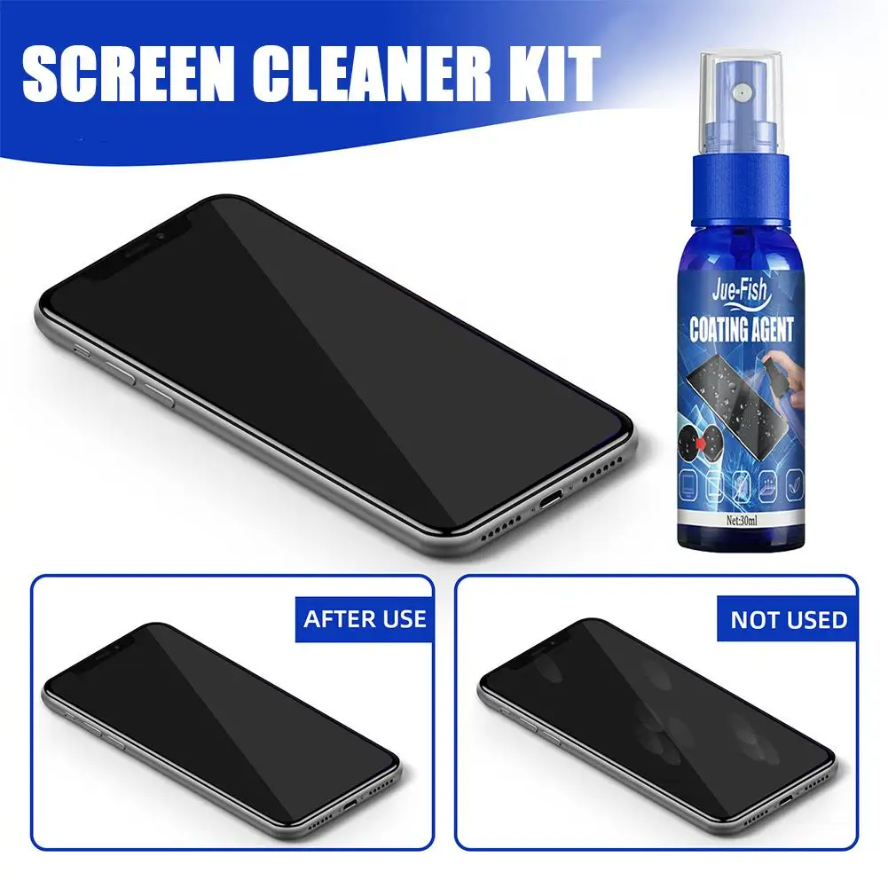 30ml Nano Liquid Screen Protector Spray for Phone/Tablet/Laptop Screens | Scratch Resistance Protection Spray