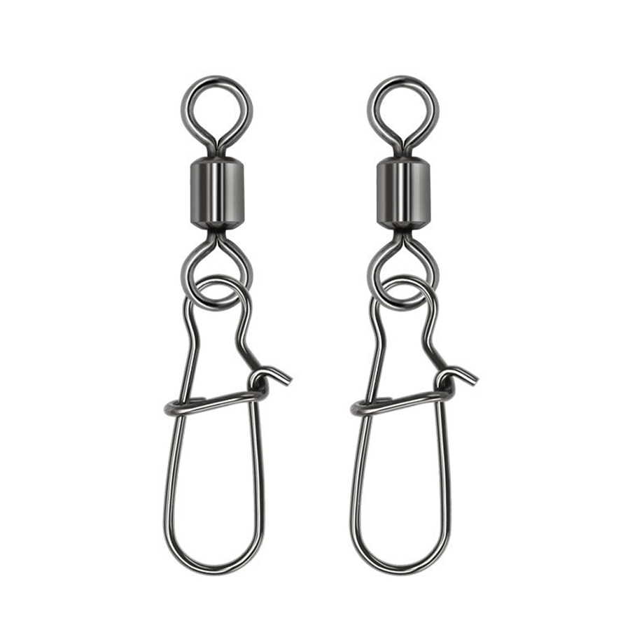 TIANNSII 30 Chiếc 1 #-12 # Thép Không Gỉ Câu Cá Cổng Kết Nối Pin Mang Cán Xoay Chụp Chân Câu Cá phụ Kiện