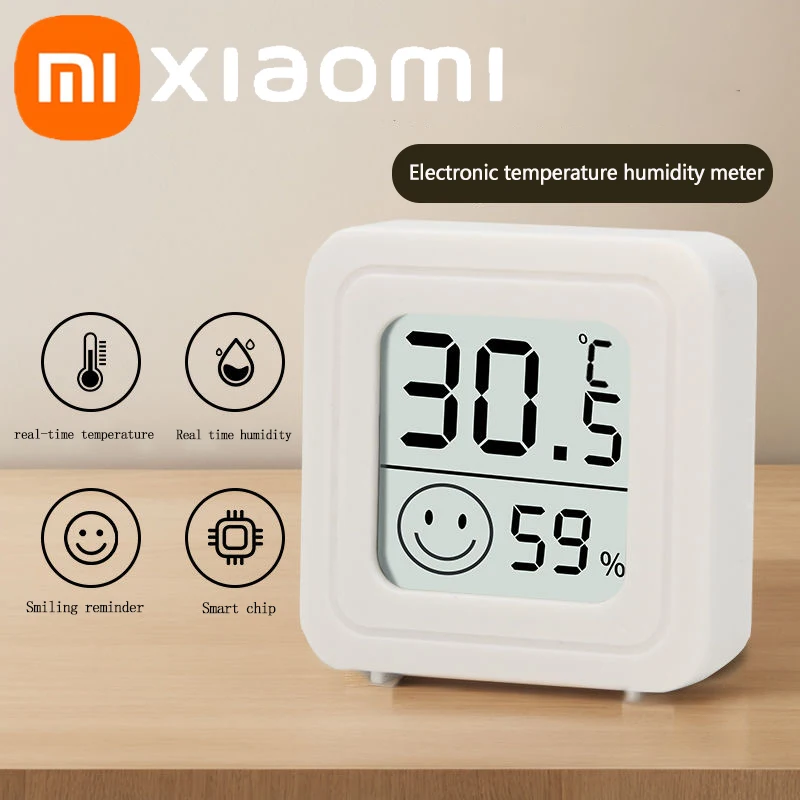 Xiaomi 1/4 шт. мини ЖК-цифровой термометр гигрометр измеритель температуры и влажности в помещении датчик метеостанции набор