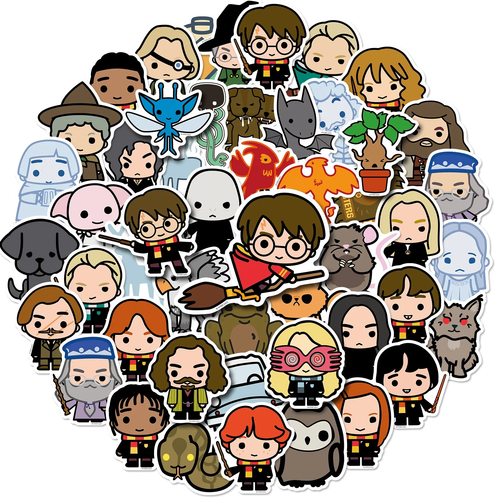30 50 個クラシックおもちゃ映画ハリポッターステッカーおかしいかわいい防水ステッカー電話ラップトップスクラップブックスクーターおもちゃ子供のため