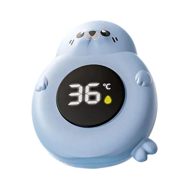 Termômetro de banho para bebês, monitor de temperatura da banheira, quente e fria, resistente à água, monitor de aviso de temperatura, sensor atualizado, display LED