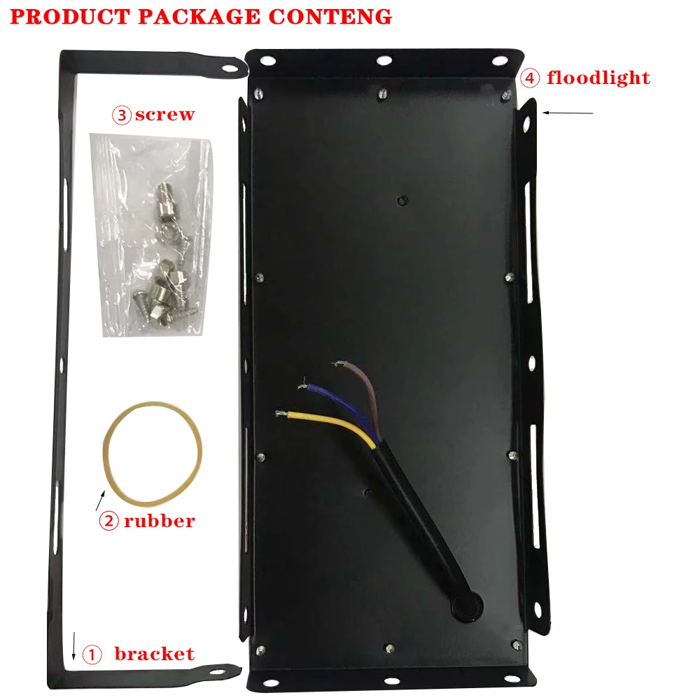 50W 100W 150W Luce di inondazione a LED IP65 Impermeabile AC 220V Proiettore per esterni Faretto LED Riflettore Lampione stradale Luci di inondazione da parete