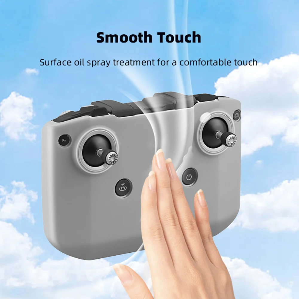BRDRC Funda de silicona para DJI Neo/Flip/Mini 4 Pro/4K/Mavic 3/Mini 3/Mini 2 Drone RC-N1/N2/N3 accesorios de cubierta protectora