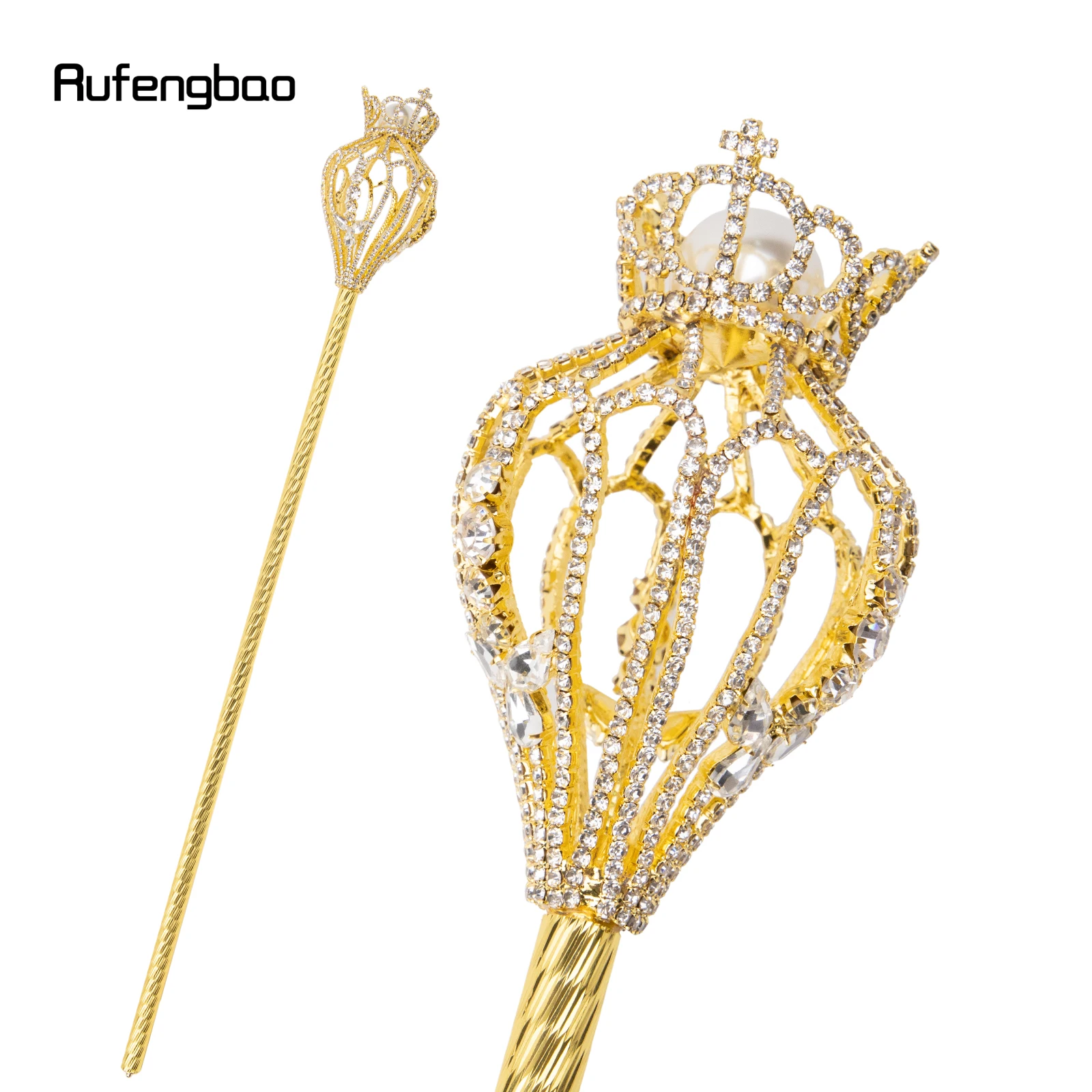 Varinhas de liga branca dourada para menina, varinhas princesa para crianças, varinha de anjo para festa, fantasia cosplay, casamento e festa de aniversário, 50cm