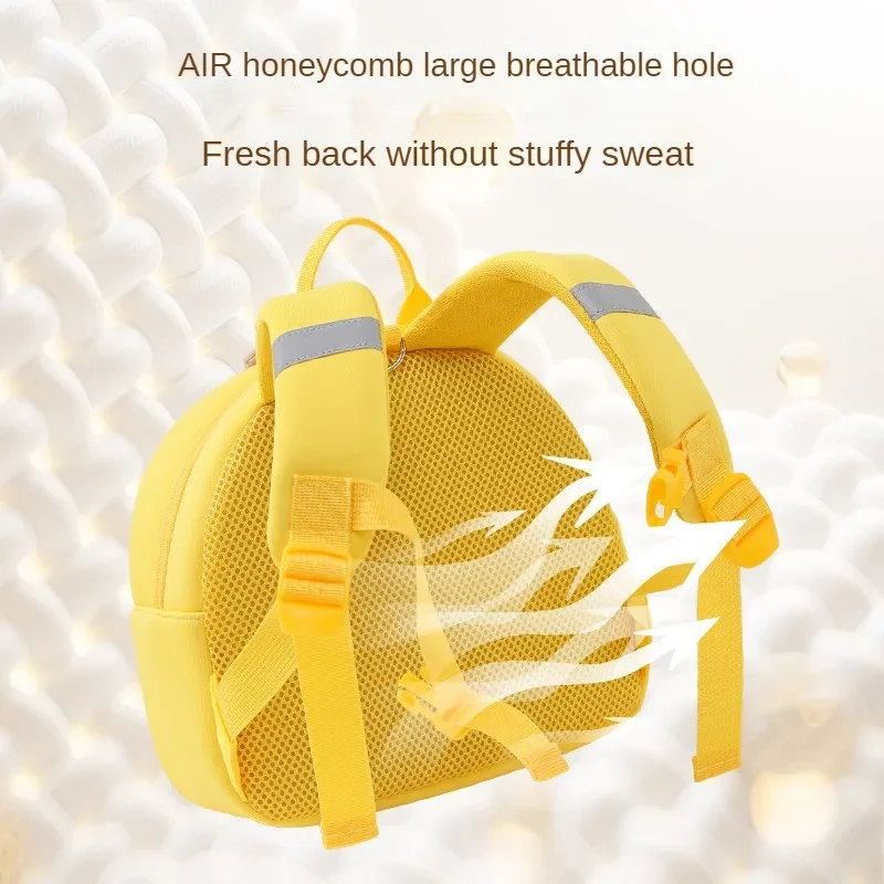 Kawaii Backpack Children's Kindergarten Cartoon Schoolbag Boy Girl Rabbit Packsack Baby Anti-lost Small Knapsack Kid Bag
