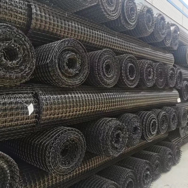 Minería Biaxial de PP resistente a la corrosión de alta resistencia Geogrid 30KN Negro