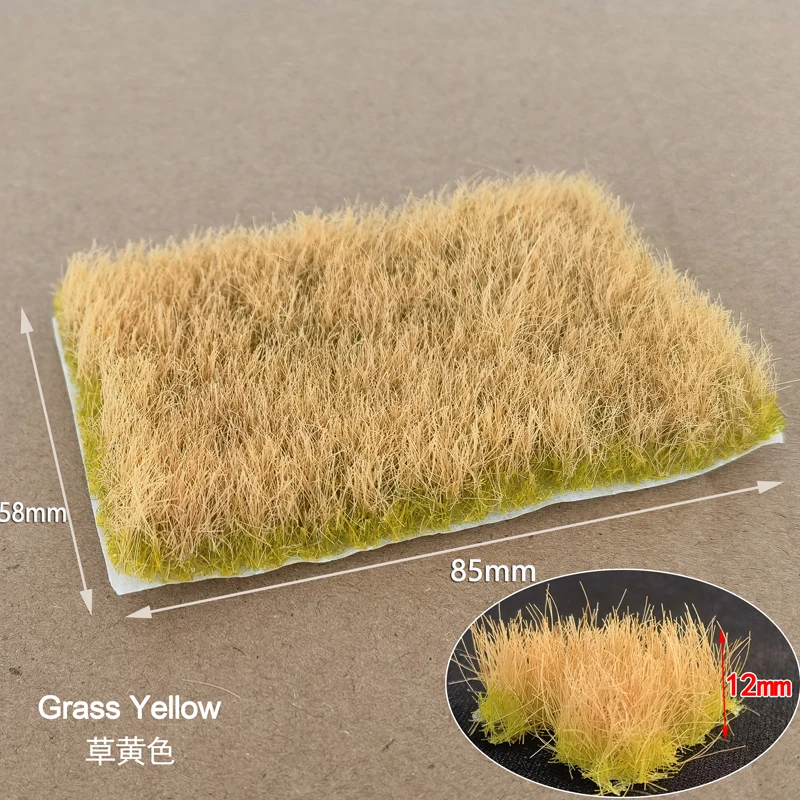 12/16mm Miniature weeds cluster hand-torn model Grass needles micro mountain landscape sand table decor train railway DIY layout