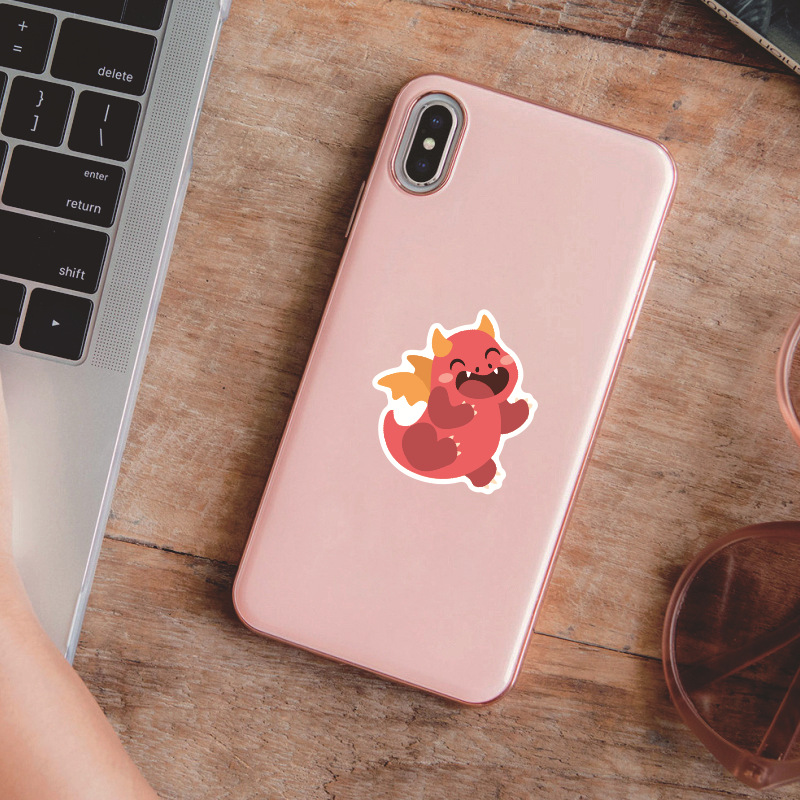 TD ZW 50 Con Khủng Long Hành Tinh Dán Decal Chống Thấm Nước Laptop Xe Máy Hành Lý Ván Trượt Tuyết Tủ Lạnh Xe Ô Tô Pegatinas