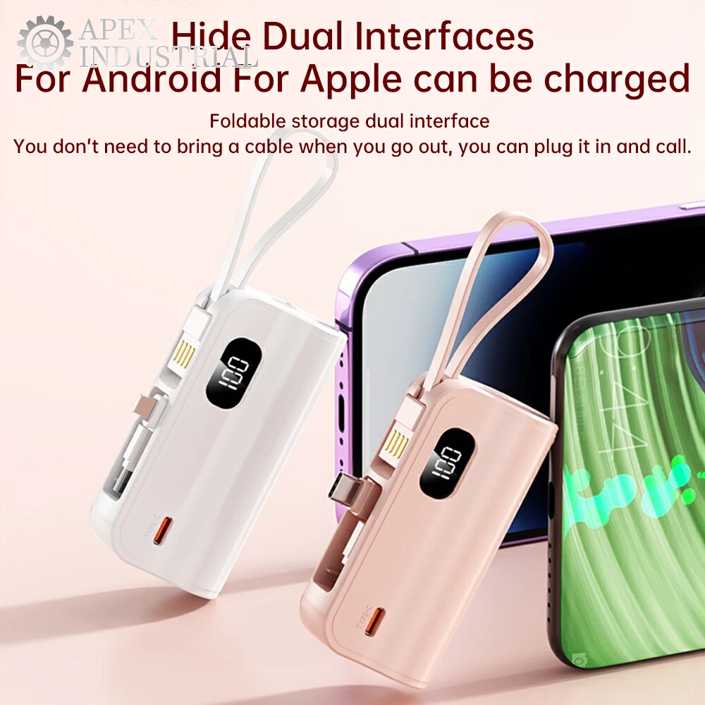 Мини 1x21700 Power Bank, чехол для зарядного устройства, капсульный мобильный аккумулятор, чехол «сделай сам», USB Type-C ярких цветов для сотового IPhone
