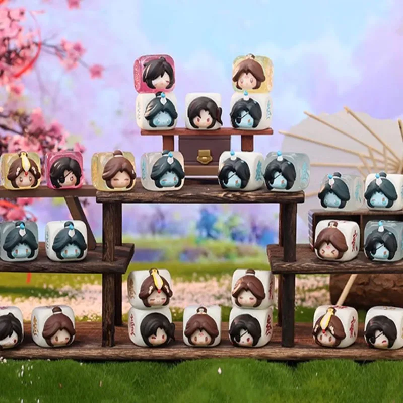 Heaven Officials Blessing Dice Candy Blind Box Q Version Anime Figure Tian Guan Ci Fu Xie Lian Hua Cheng Mystery Box Toy Gifts