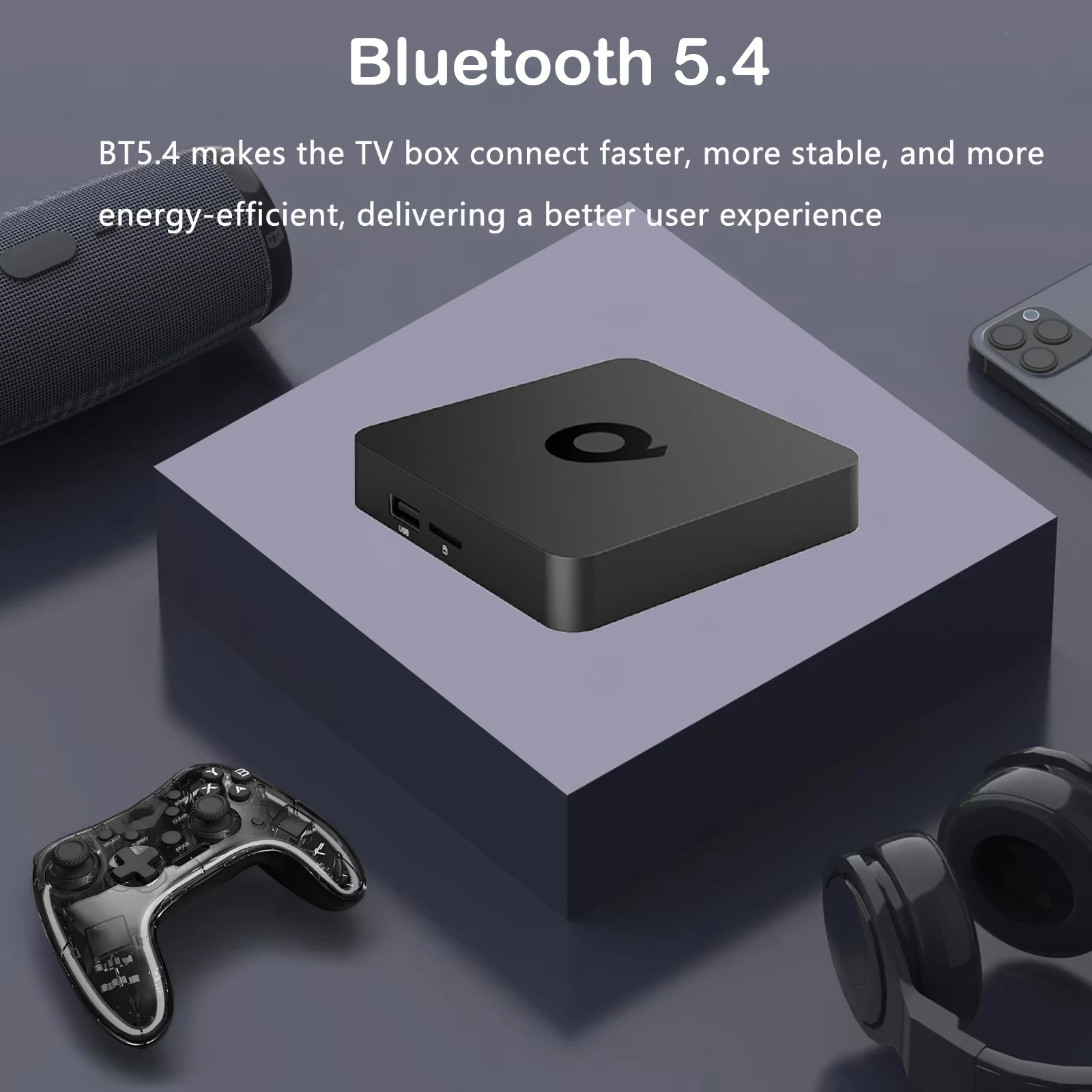 Q1 8GB 128GB Android 14 TV Box Allwinner H313 Quad Core 5G Wifi 8K Google Player Youtube Voice Media Player 4GB 64GB Set Top Box