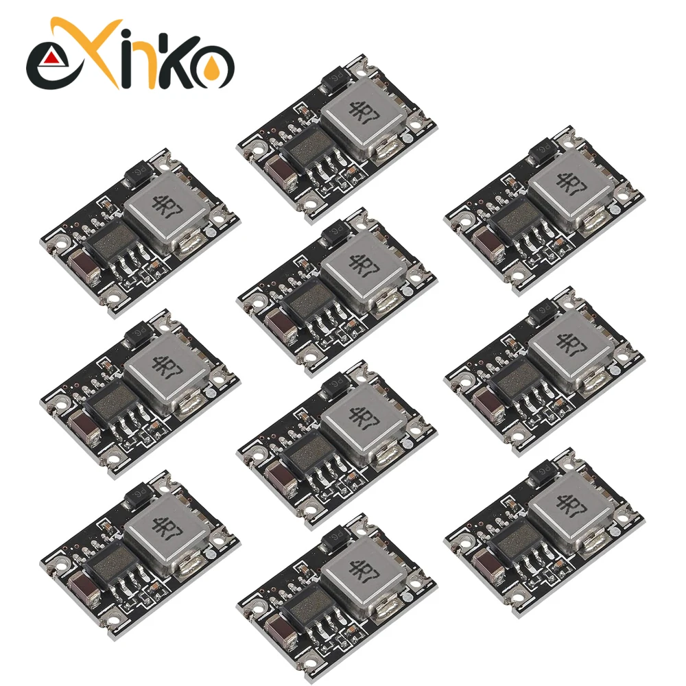5/10 pz DC-DC Buck Converter Modulo di Alimentazione Passo Da 5 V-30 V A 3.3 V 5 V 9 V 12 V 3A Regolatore di Tensione per Auto Moto batteria