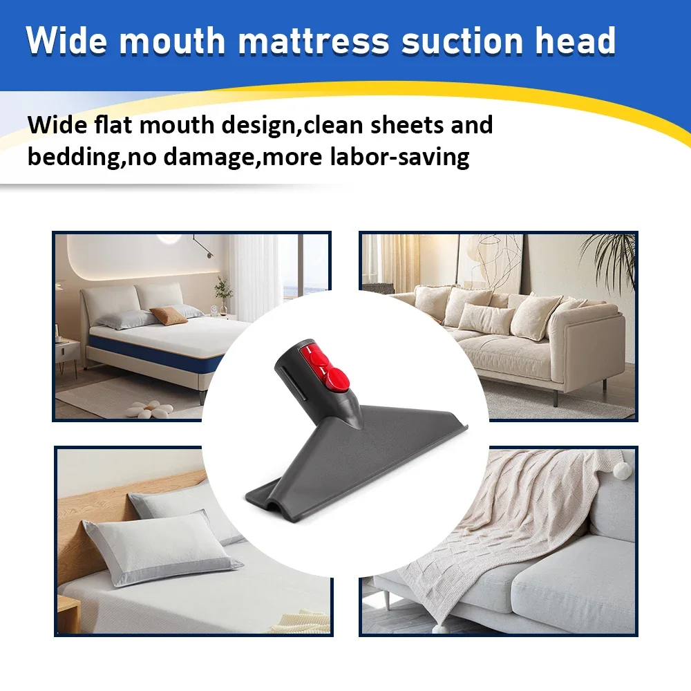 Vacuum Cleaner Suction Head Suit Attachment for Dyson V7 V8 V10 V11 V12 V15 Gen 5 Absolute Detect Cyclone Mattress Outsize Parts