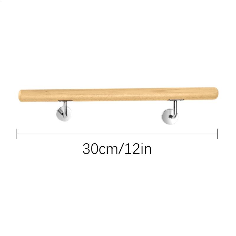 Corrimão da escada corrimão de mão interior para deck corrimão de madeira da escada ergonômica para casa varanda deck porta dentro e