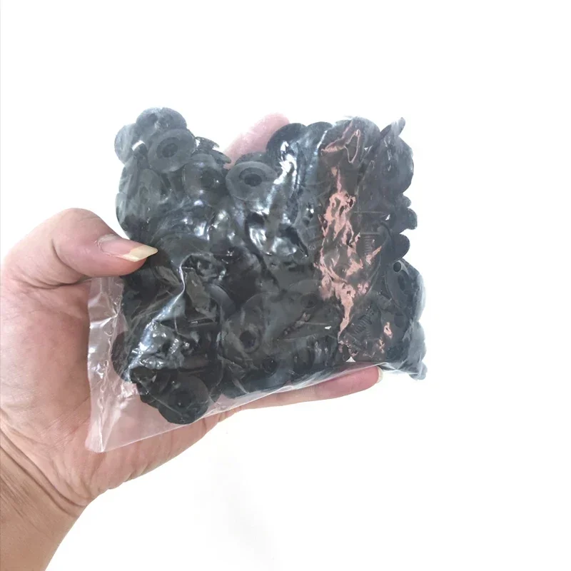 車のバンパーフェンダー用の黒いプラスチックリベット、ファスナークリップ、ファスナーネジ、トヨタ、フォーカス、起亜、日産、ヤマハ、100個、8mm