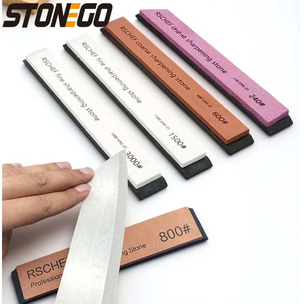 Rectificadora fija de piedra profesional de grano 60-3000 para herramientas de cocina, amoladora de pulido y afilado con piedra de agua