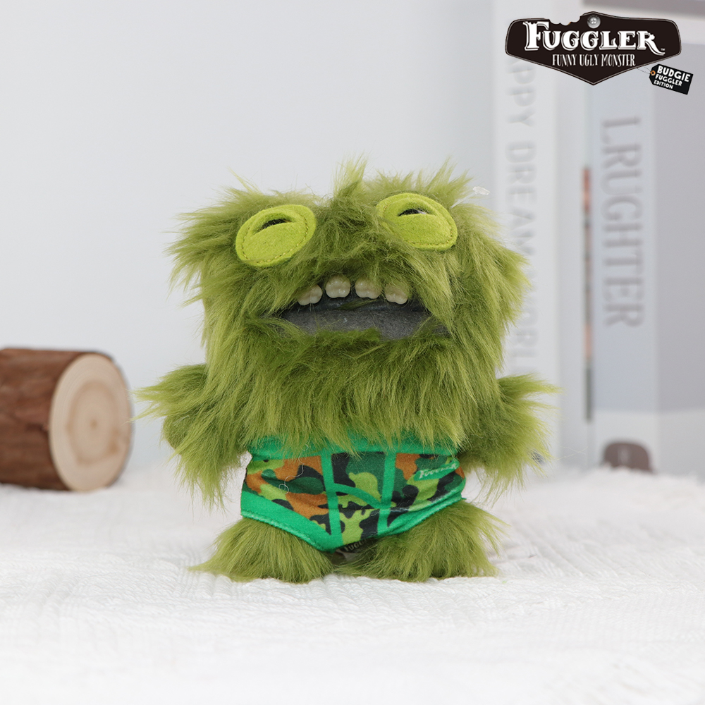 Fuggler Ugly Monsters оригинальные плюшевые игрушки с зубцами McGo Rabbit с широкими глазами и леопардовым принтом, плюшевый брелок, кулон, горячие подарки