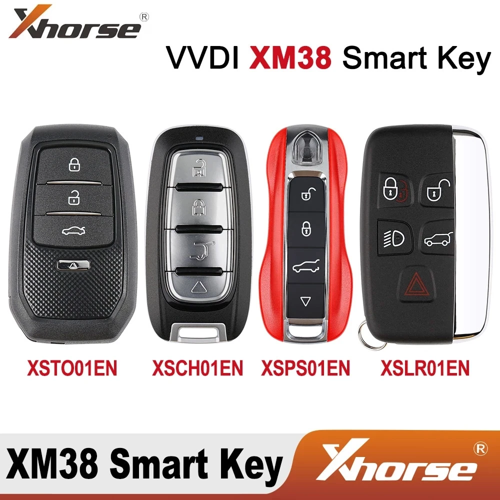 Xhorse VVDI XM38 Smart Key XSCH01EN XSLR01EN XSPS01EN XSNIS2EN XSCD01EN XSTO01/03EN XSFO02EN FOR VVDI2 Key Tool Max