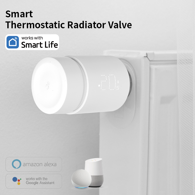 Tuya スマート Zigbee 3.0 サーモスタット バルブ ラジエーター Zigbee サーモスタット ラジエーター バルブ サーモスタット Zigbee TRV Tuya Alexa Google ホーム