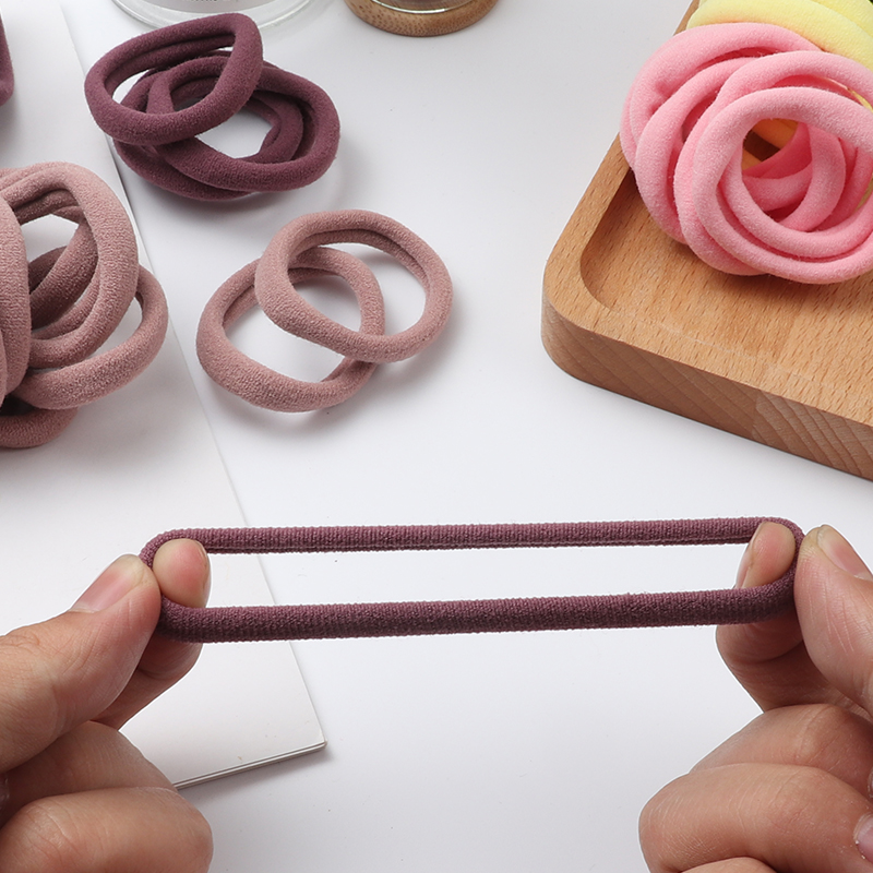 50 Stücke Mädchen Nylon Gummibänder Elastische Haarbänder Haarschmuck Kinder Pferdeschwanzhalter Stirnband Kinder Ornamente Geschenk