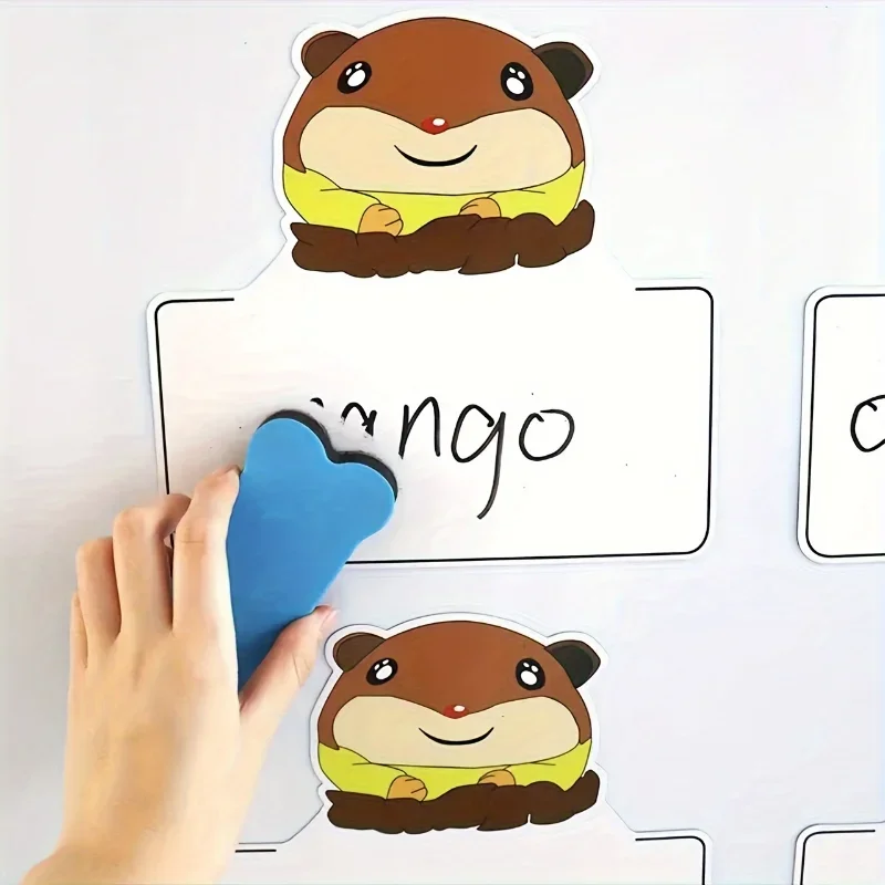 3 ชิ้น Magnetic Dry Erase ยางลบยางลบกระดานไวท์บอร์ดยางลบ Drywipe Marker Cleaner อุปกรณ์สํานักงานโรงเรียน