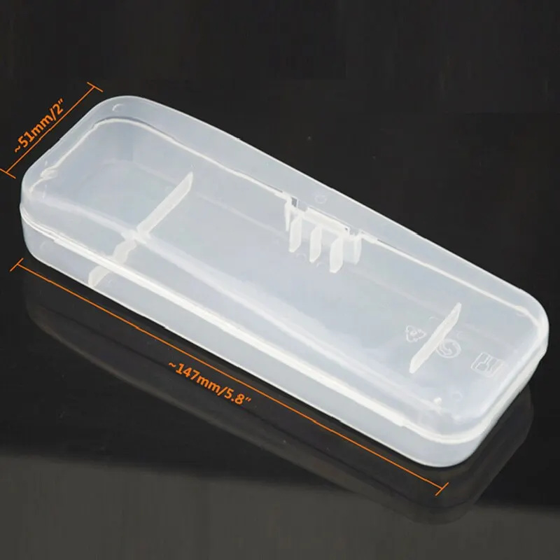 Caixa de armazenamento de barbear elegante e durável para lâminas de barbear masculinas, fácil de transportar e manter limpo e mantém seu barbeador bem organizado
