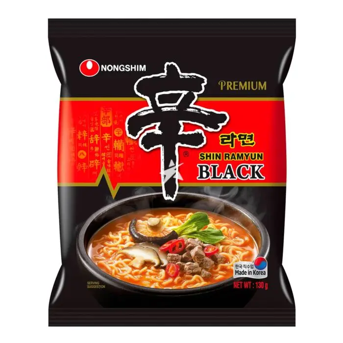 Shin Ramyun Black Ramen Suppe Instant 130g - Nong Shim