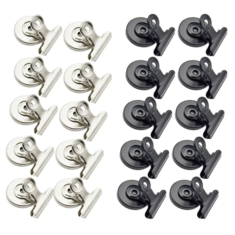 Y1UB 10 Chiếc Kẹp Từ Tính Mạnh Nam Châm Gắn Tủ Lạnh Kẹp Giấy Từ Tính Cho Tủ Lạnh Trường Văn Phòng Bảng Trắng Bảng Đạn