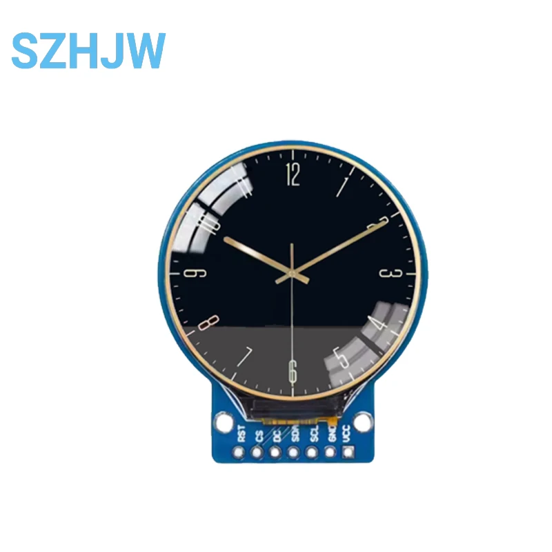 1-10 Uds. Pantalla LCD TFT redonda de 1,28 "240x240-controlador GC9A01, interfaz SPI de 4 cables, para proyectos de reloj inteligente Arduino ESP32 DIY