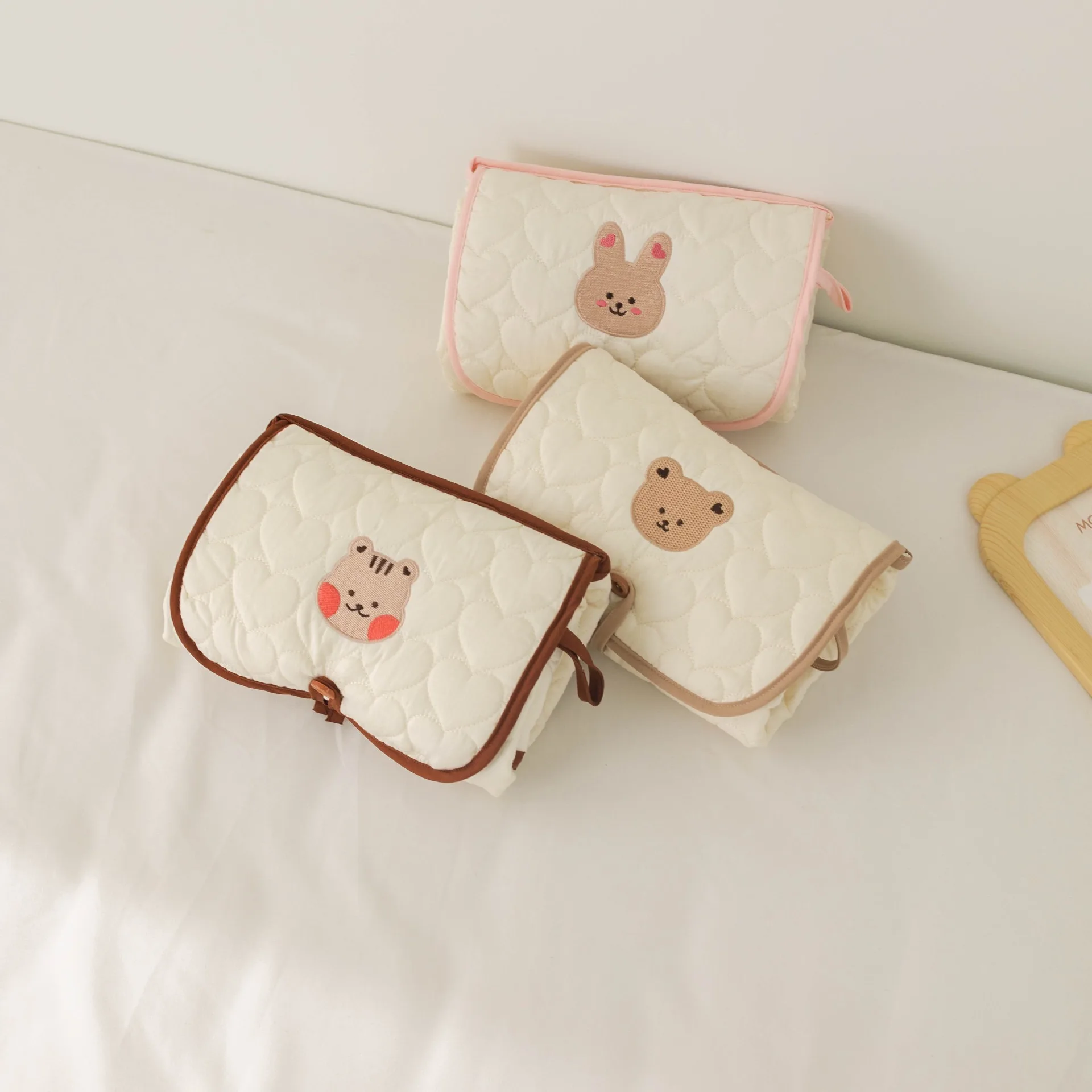 PANGDUBE matelas à langer doux pliable nouveau-né matelas à langer bébé matelas à langer Portable mignon matelas à couches bébé choses