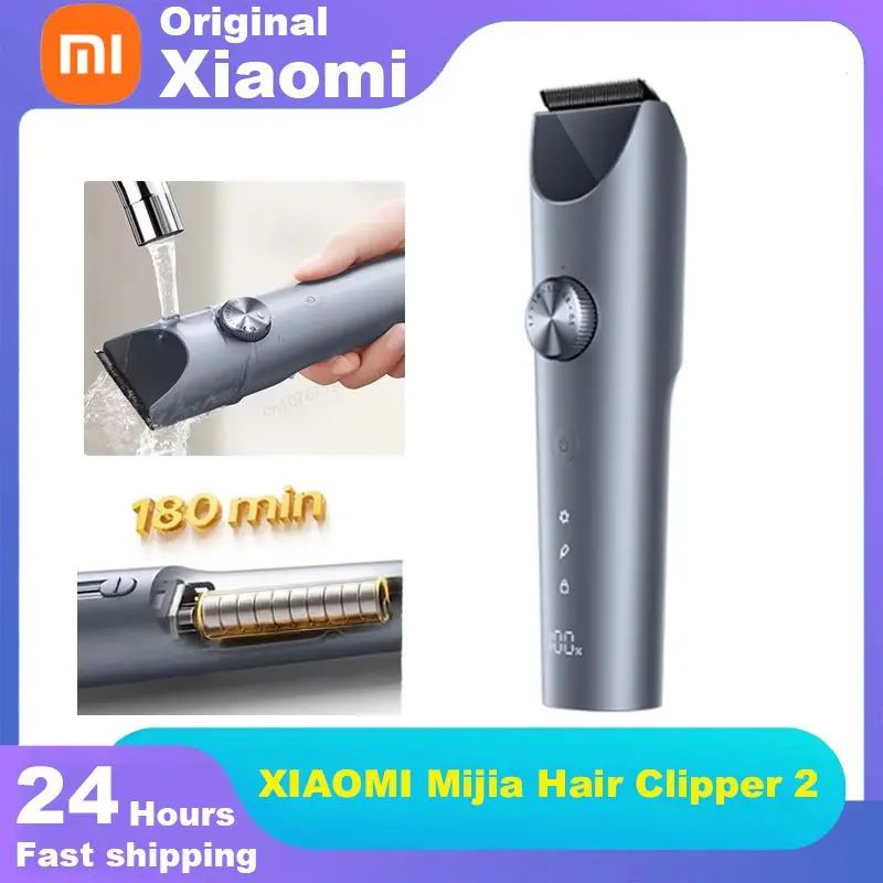 XIAOMI Mijia 헤어 클리퍼 2 남성 구레나룻 전기 면도기 무선 헤어 커팅 트리머 이발사 커터