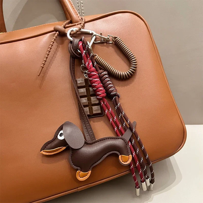22 Styles Dachshund Bag Charm Keyring DIY Pendant,Sausage Dog Handbag Purse Hanging Decoration Ornament,Keychain Accessories