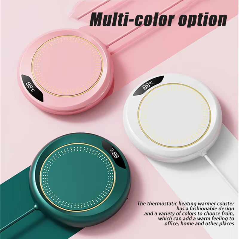 Posavasos con calefacción termostática Xiaomi, posavasos con calefacción USB para el hogar, ajuste de 3 velocidades, calefacción de 55 grados, temperatura constante, nuevo