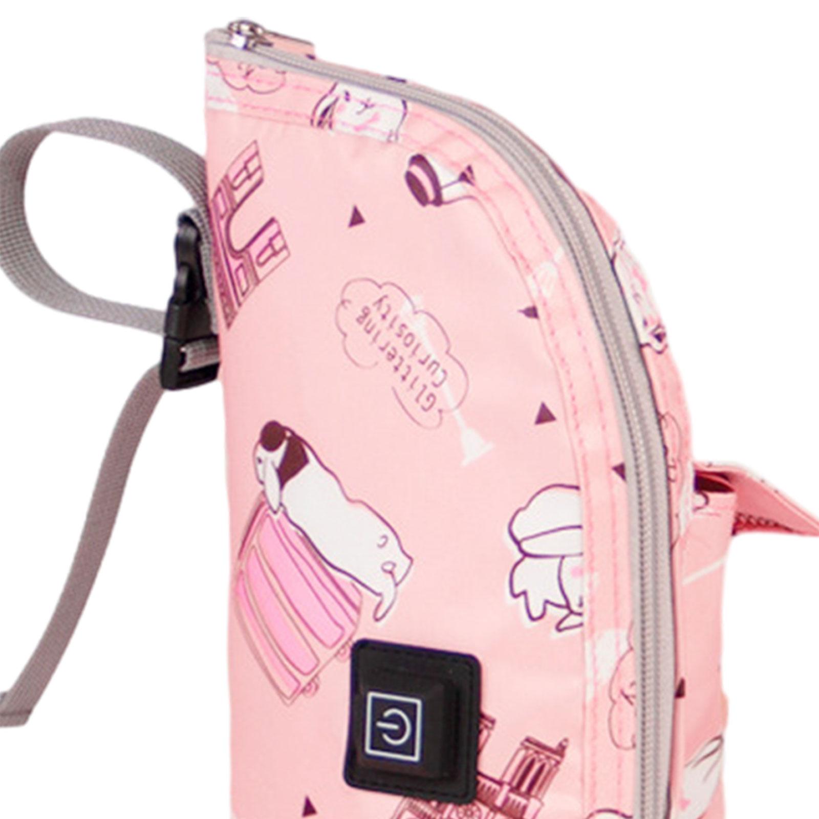 調節可能な哺乳瓶ウォーマーバッグ,哺乳瓶収納バッグ,USB