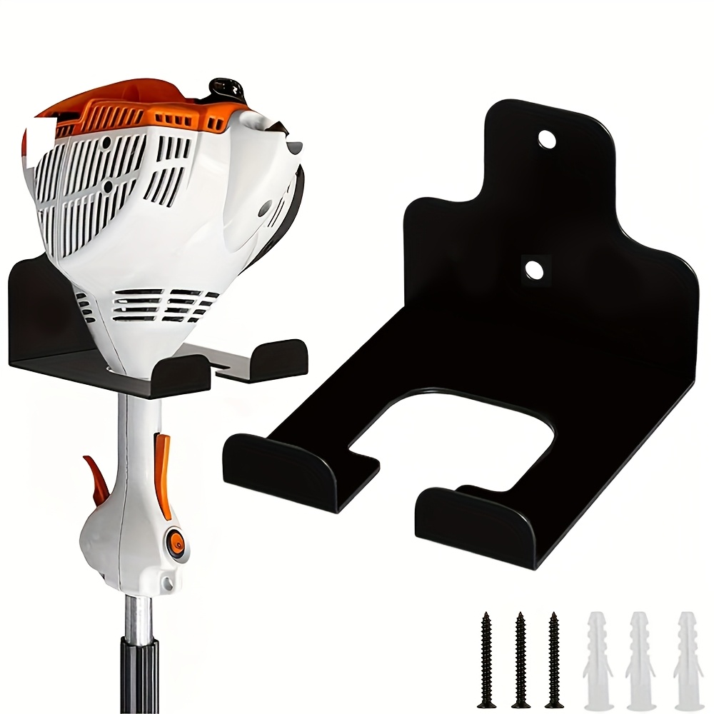 Organizador de garaje, estante para recortadora, colgador de herramientas eléctricas de jardín, soporte para malezas, montado en la pared para cortadora de césped, seto, herramienta de jardín, nuevo