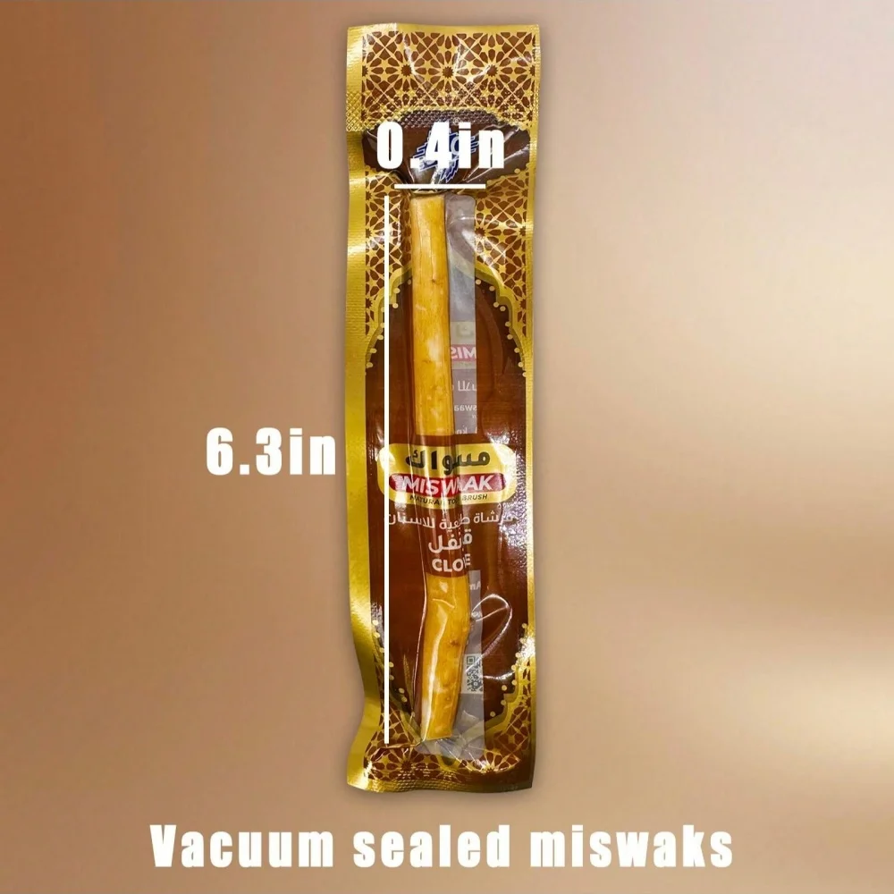 특별 지점 라일락 맛 Miswak 칫솔 진공 밀봉 전통 칫솔 스틱 좋은 잇몸 치아 신선한 호흡 Gi