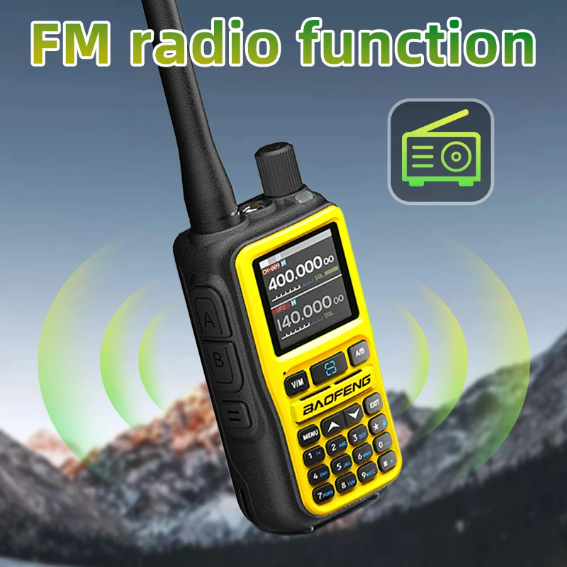 2 uds BAOFENG Walkie Talkie UV-5R Mini doble PTT multibanda Bluetooth programación Rx 5WCompact VOX FM Radio aficionado carga tipo C