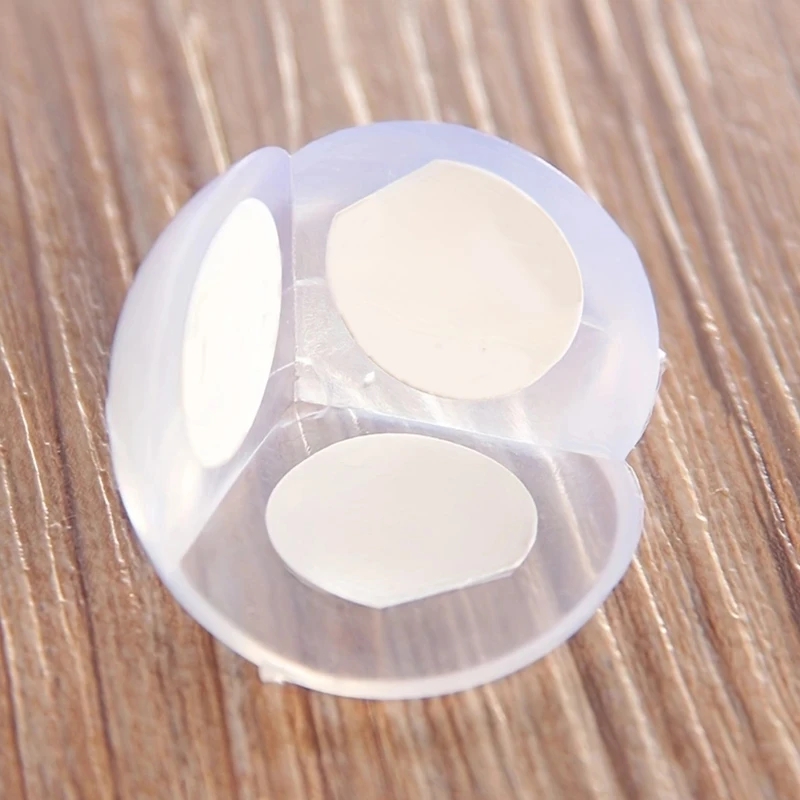 10Pcs Safety Silicone Protector Table Soft Transparent Children Anti Collision Table Corner Edge Protection Cover