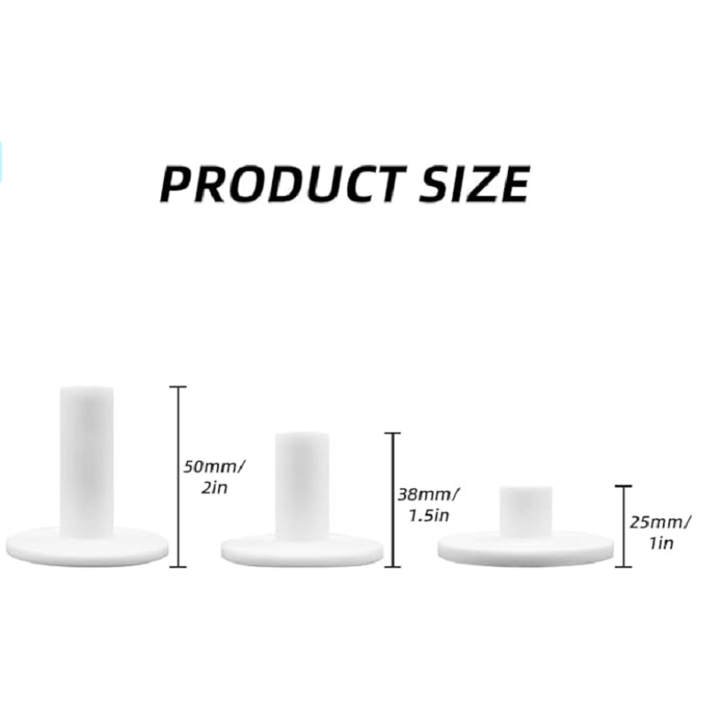 Camisetas de práctica de Golf, 3 piezas empaquetadas, 25mm/38mm/50mm, camiseta de goma para Golf, deporte interior y exterior para campo de conducción y estera de práctica