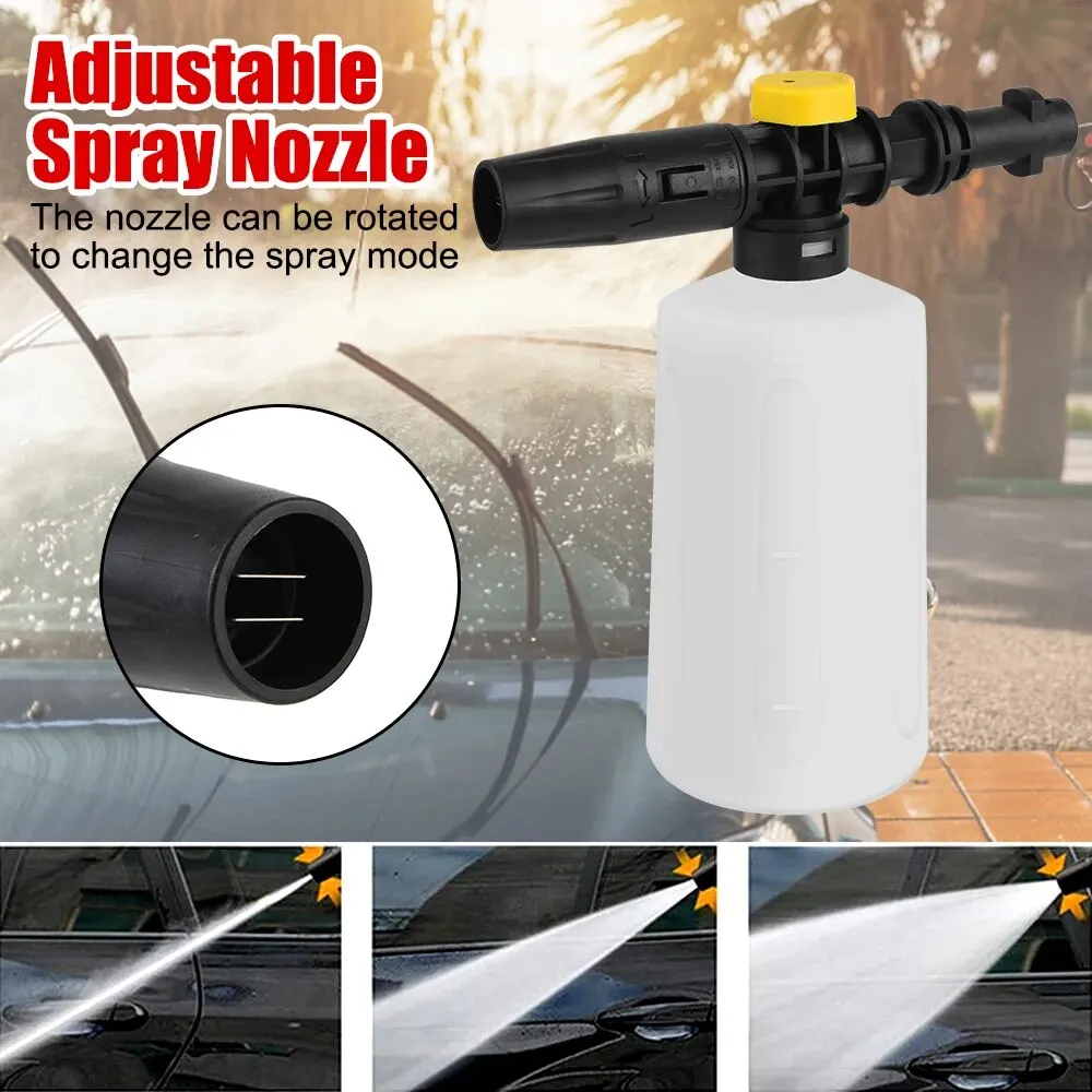 洗車用フォーム発生器,高圧,噴霧ノズル,調整可能,karcher k2,k3,k4,k5,k6,750ml