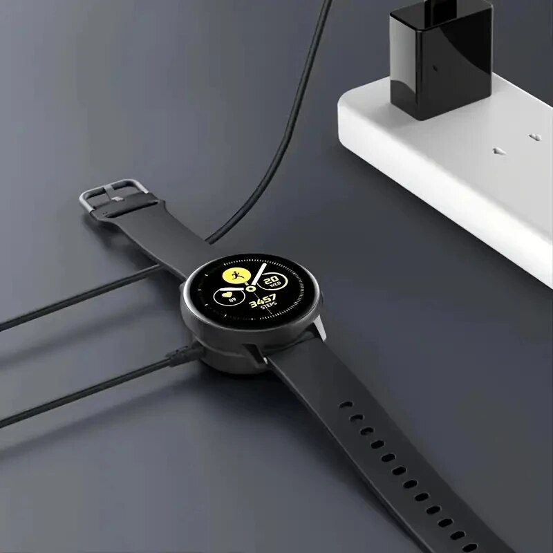 Relógio magnético carregador sem fio para samsung galaxy watch 8/7/6/5pro/5/4/3 ativo 2 cabo usb portátil estação doca de carregamento rápido