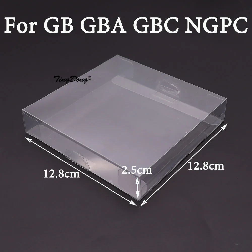 Caja de cartuchos de juego transparente, Protector de plástico PET para juegos CIB para N64 NES SNES para GB GBA GBC NGPC Switch PS5, 10 Uds.
